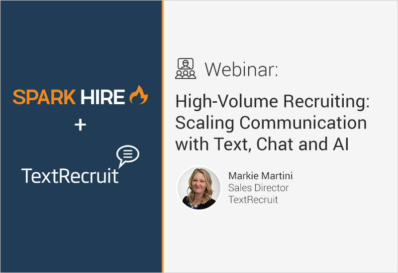 High-Volume Recruiting: Scaling Communication with Text, Chat and AI